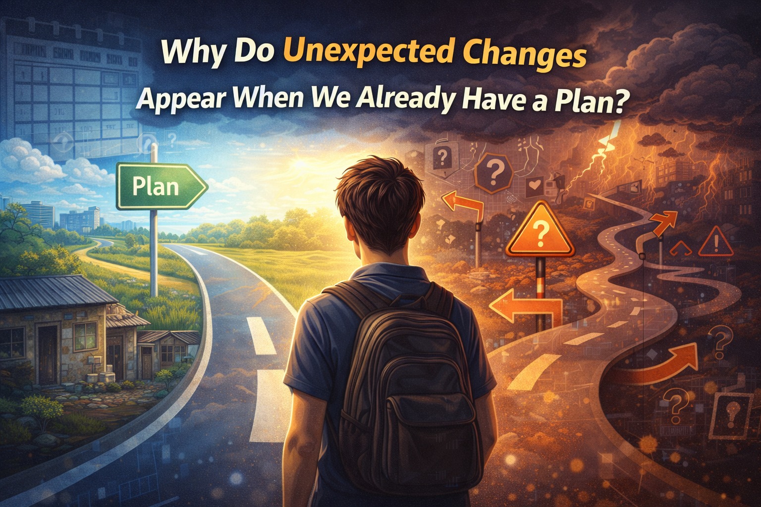 Why Do Unexpected Changes Appear When We Already Have a Plan?