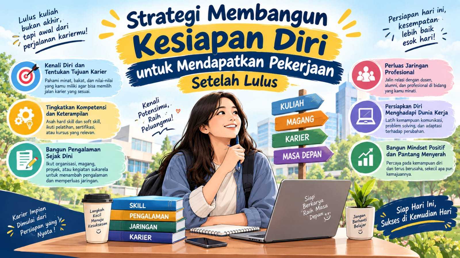 Strategi Membangun Kesiapan Diri untuk Mendapatkan Pekerjaan Setelah Lulus