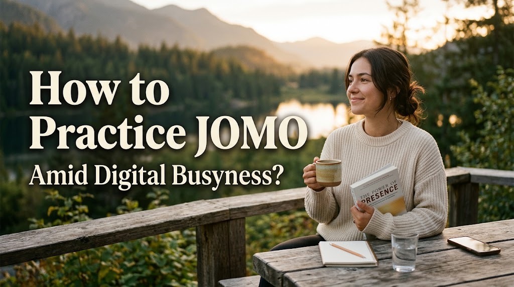 How to Practice JOMO Amid Digital Busyness?