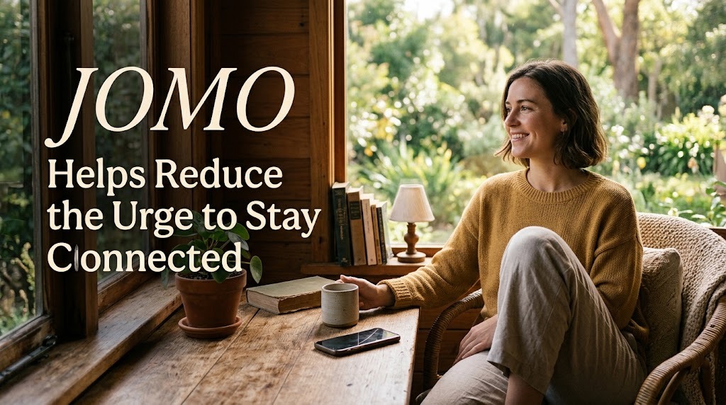 JOMO Helps Reduce the Urge to Stay Connected
