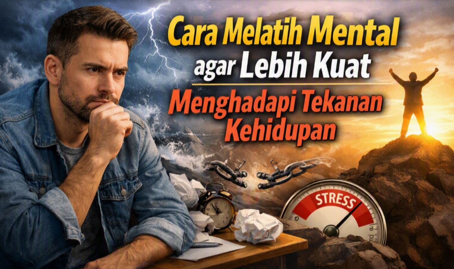 Cara Melatih Mental agar Lebih Kuat Menghadapi Tekanan Kehidupan