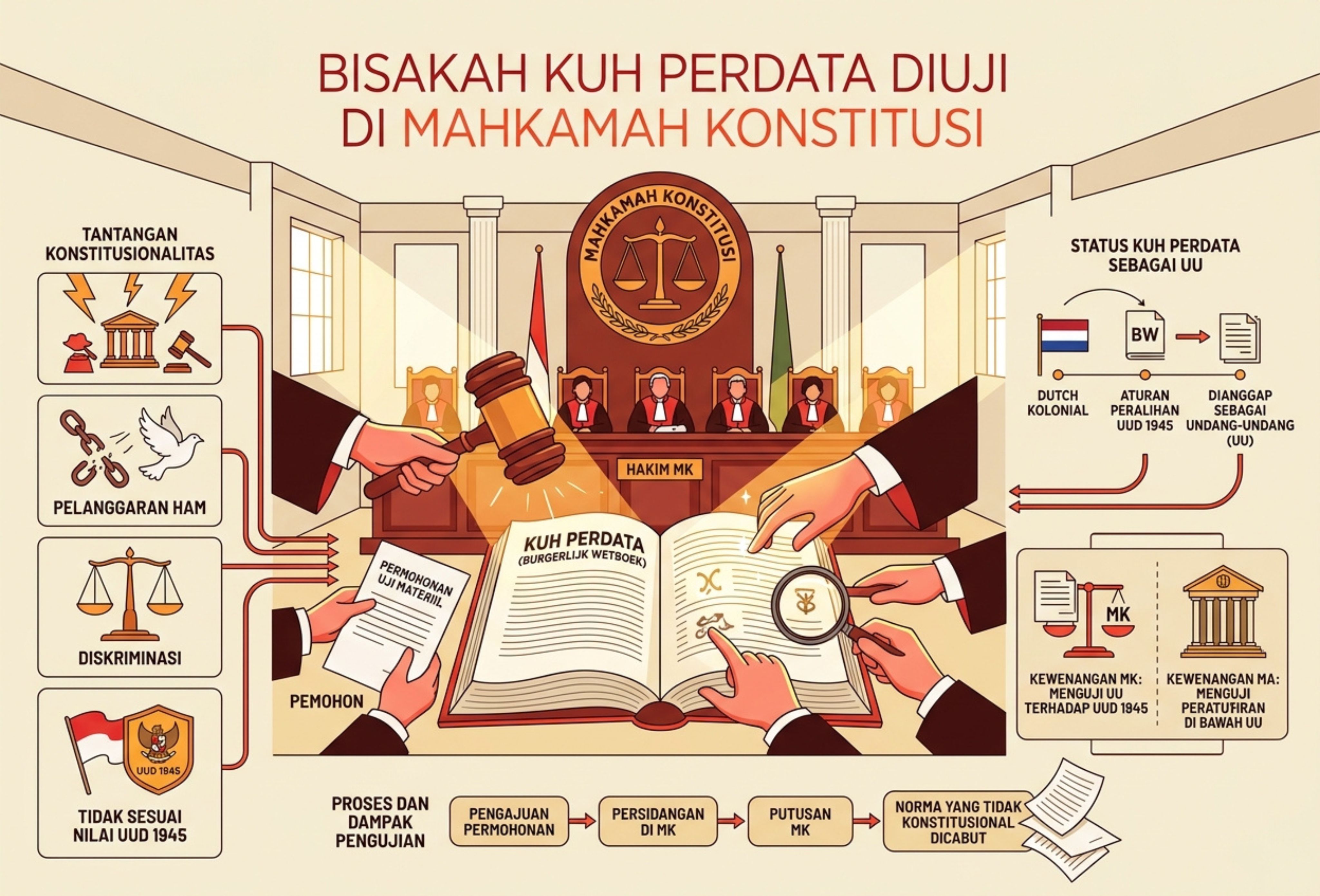 Bisakah KUH Perdata Diuji di Mahkamah Konstitusi