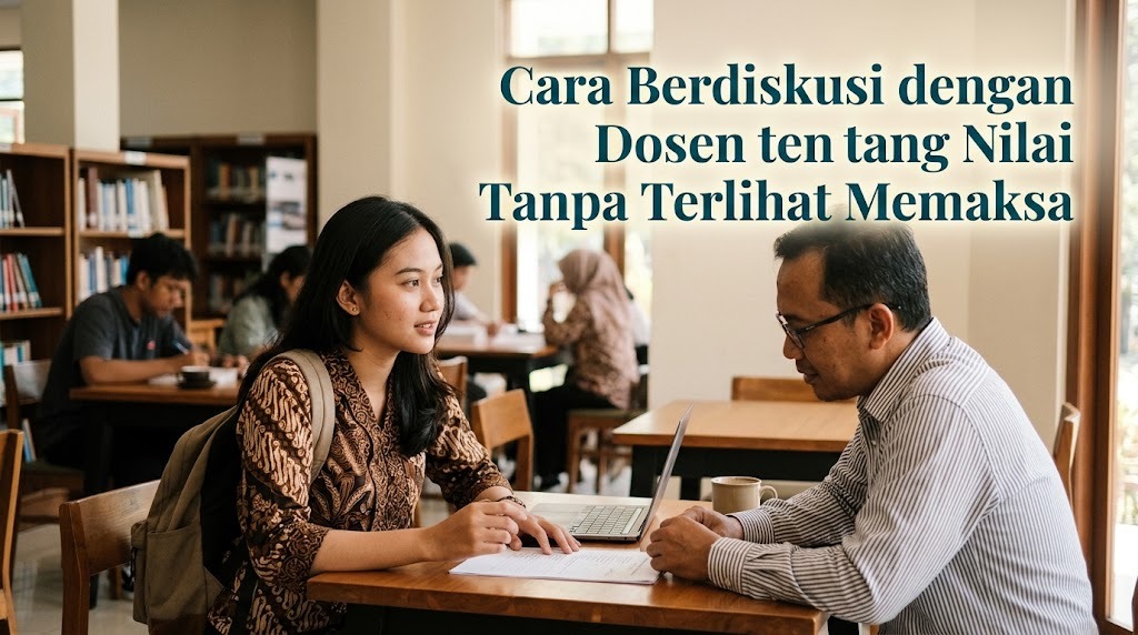 Cara Berdiskusi dengan Dosen tentang Nilai Tanpa Terlihat Memaksa