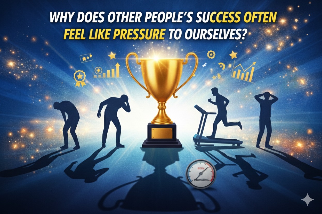 Why Does Other People's Success Often Feel Like Pressure to Ourselves?