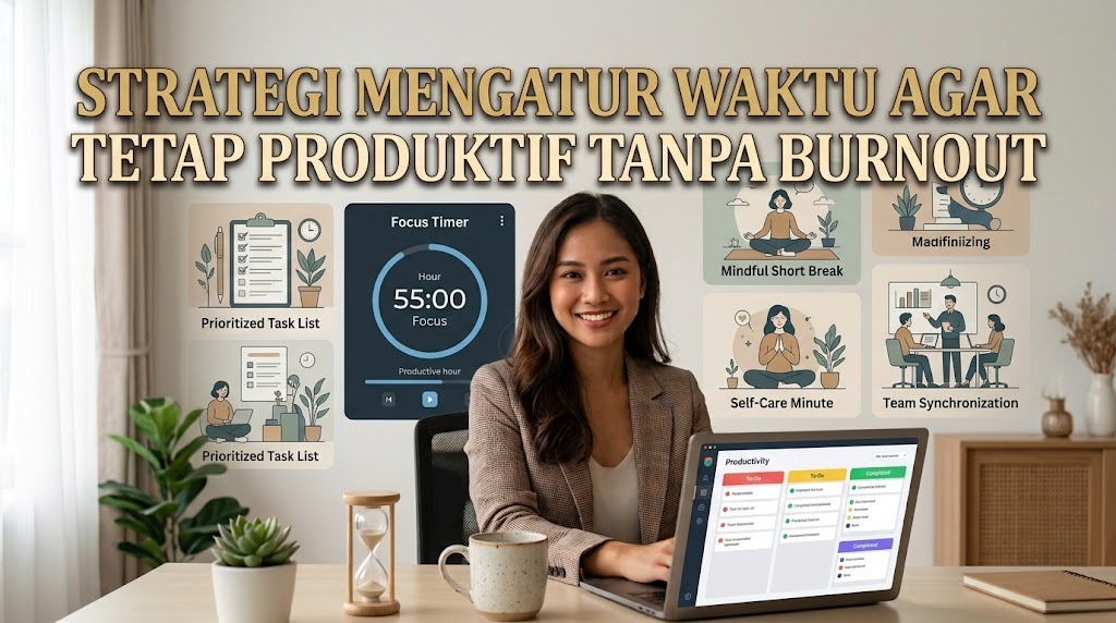 Strategi Mengatur Waktu agar Tetap Produktif Tanpa Burnout