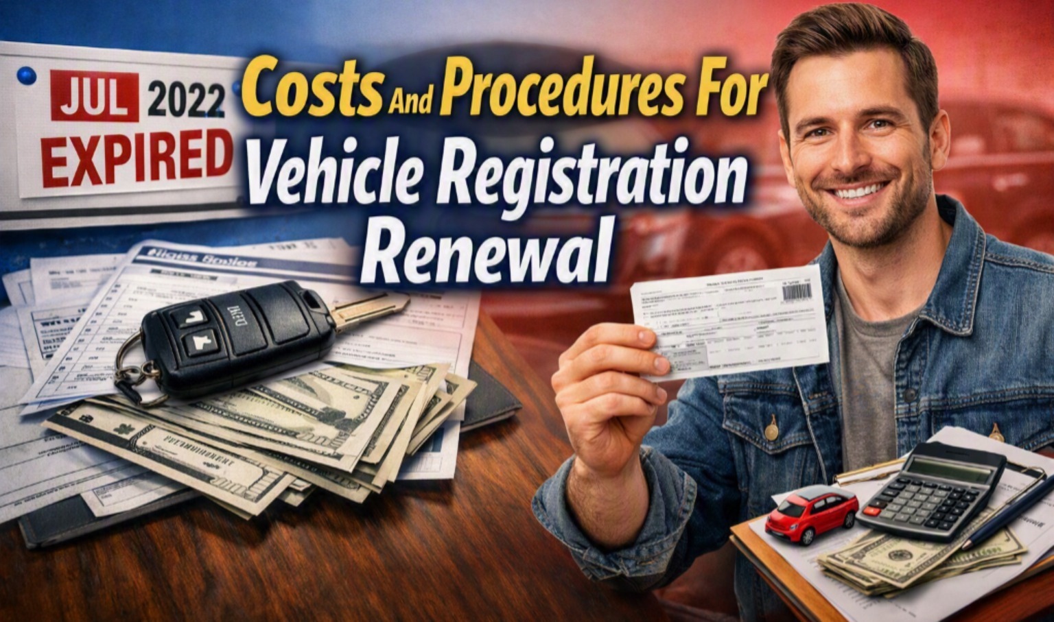 Costs And Procedures For Vehicle Registration Renewal