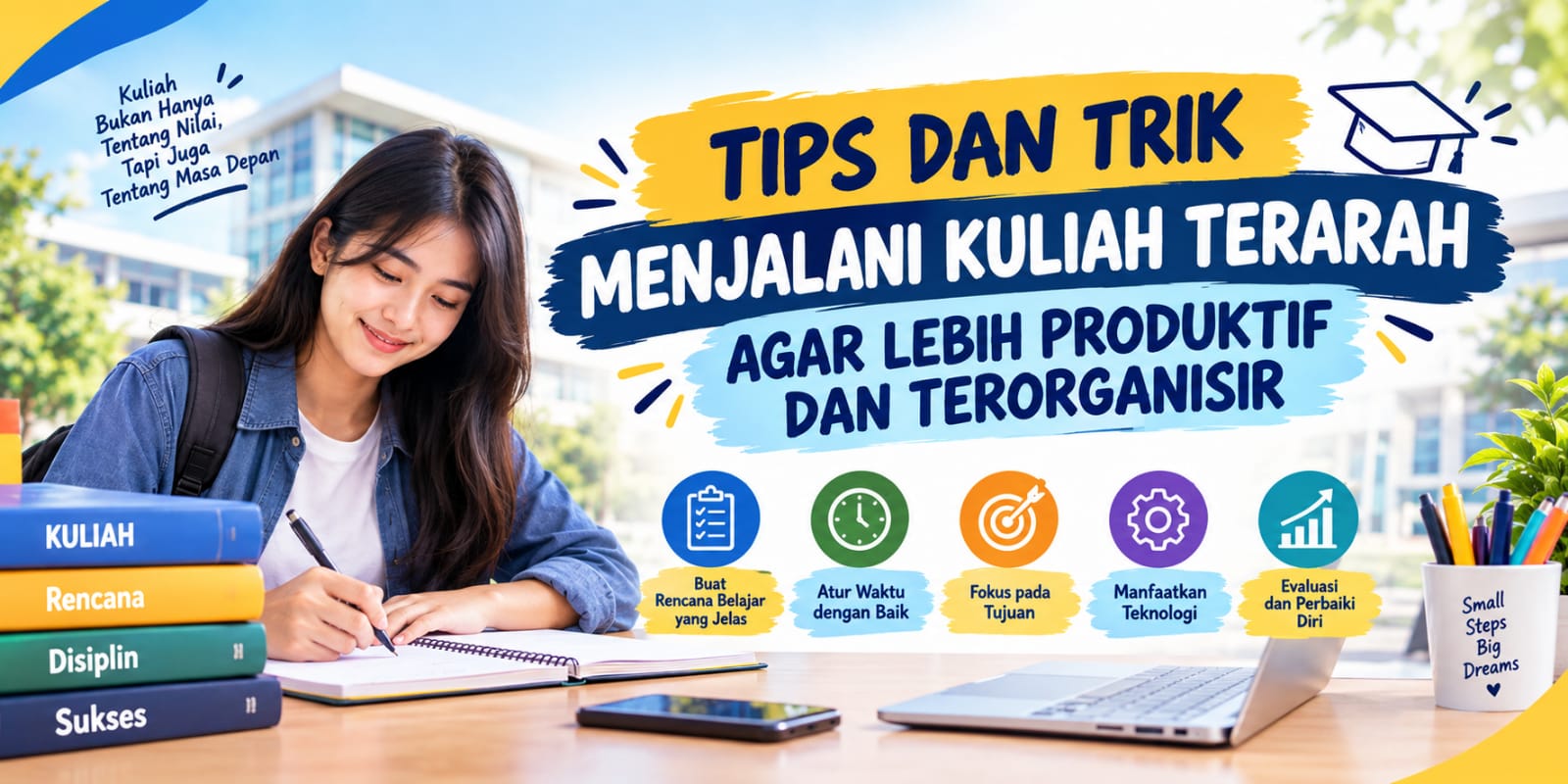 Tips Dan Trik Menjalani Kuliah Terarah Agar Lebih Produktif Dan Terorganisir