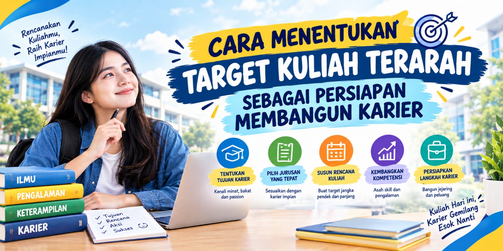 Cara Menentukan Target Kuliah Terarah Sebagai Persiapan Membangun Karier