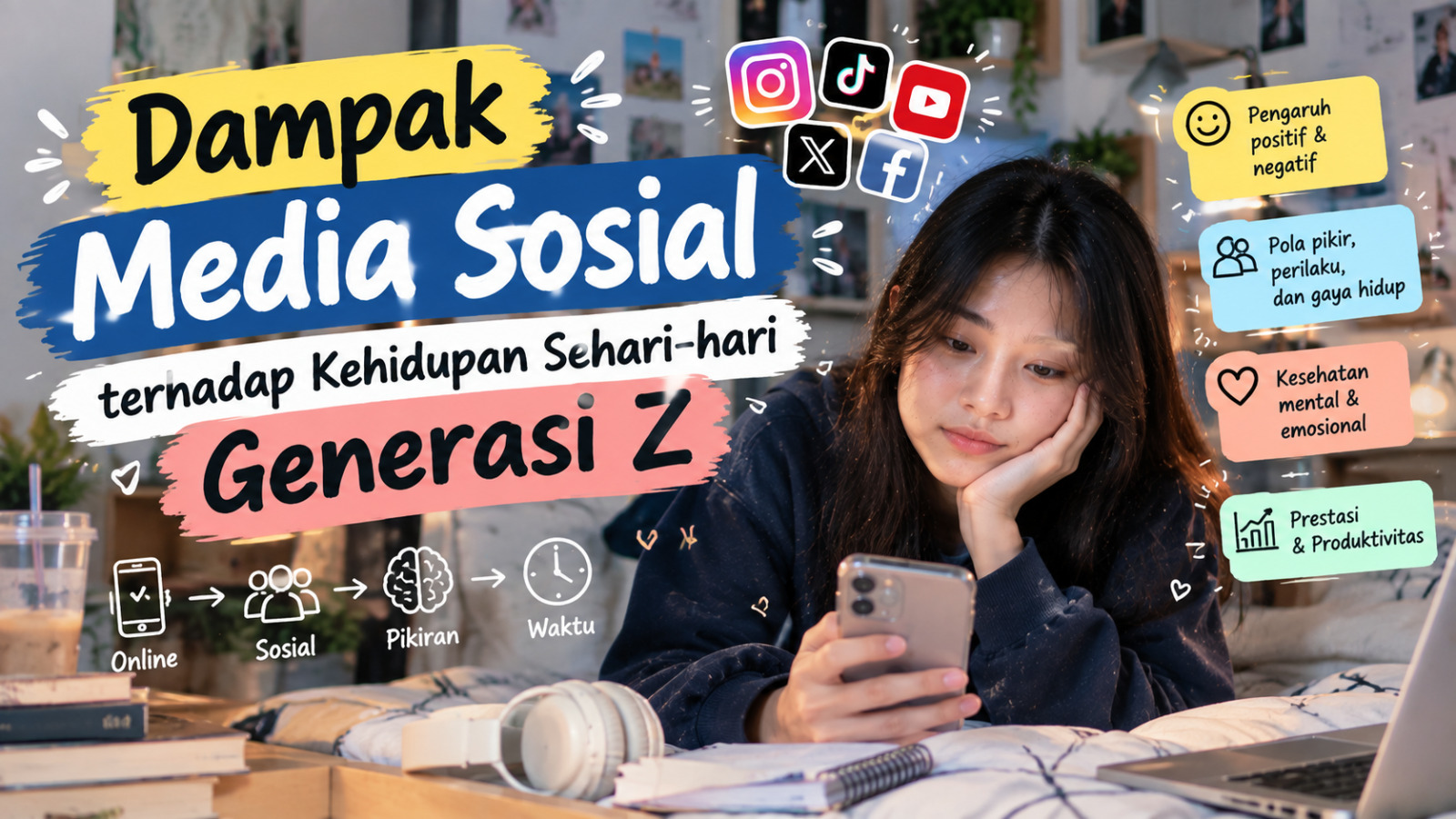 Dampak Media Sosial terhadap Kehidupan Sehari-hari Generasi Z