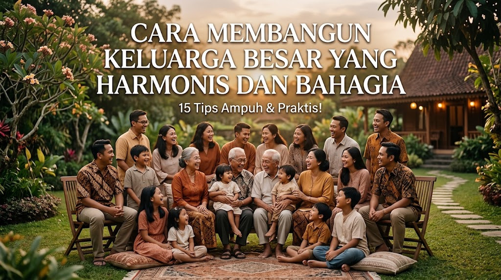 Cara Membangun Keluarga Besar yang Harmonis dan Bahagia