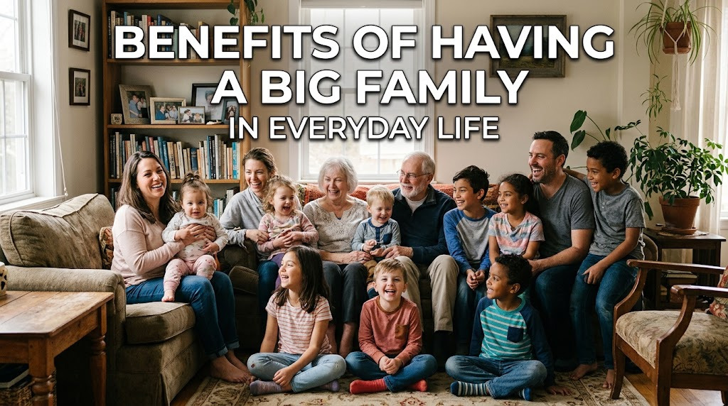 Benefits of Having a Big Family in Everyday Life