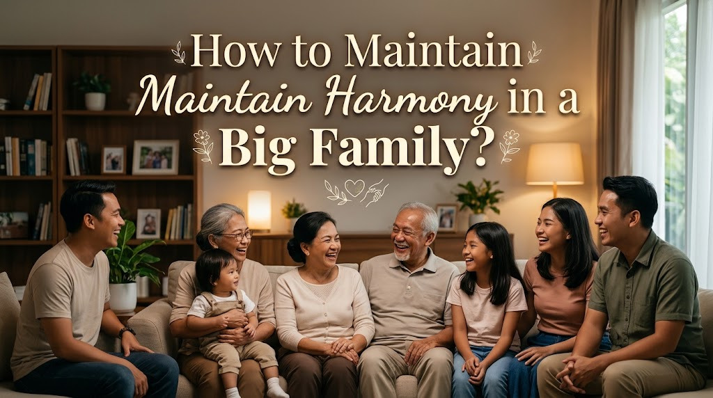 How to Maintain Harmony in a Big Family?