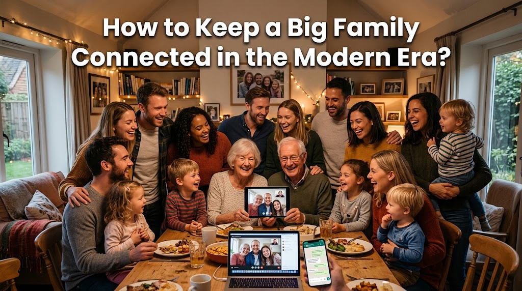 How to Keep a Big Family Connected in the Modern Era?