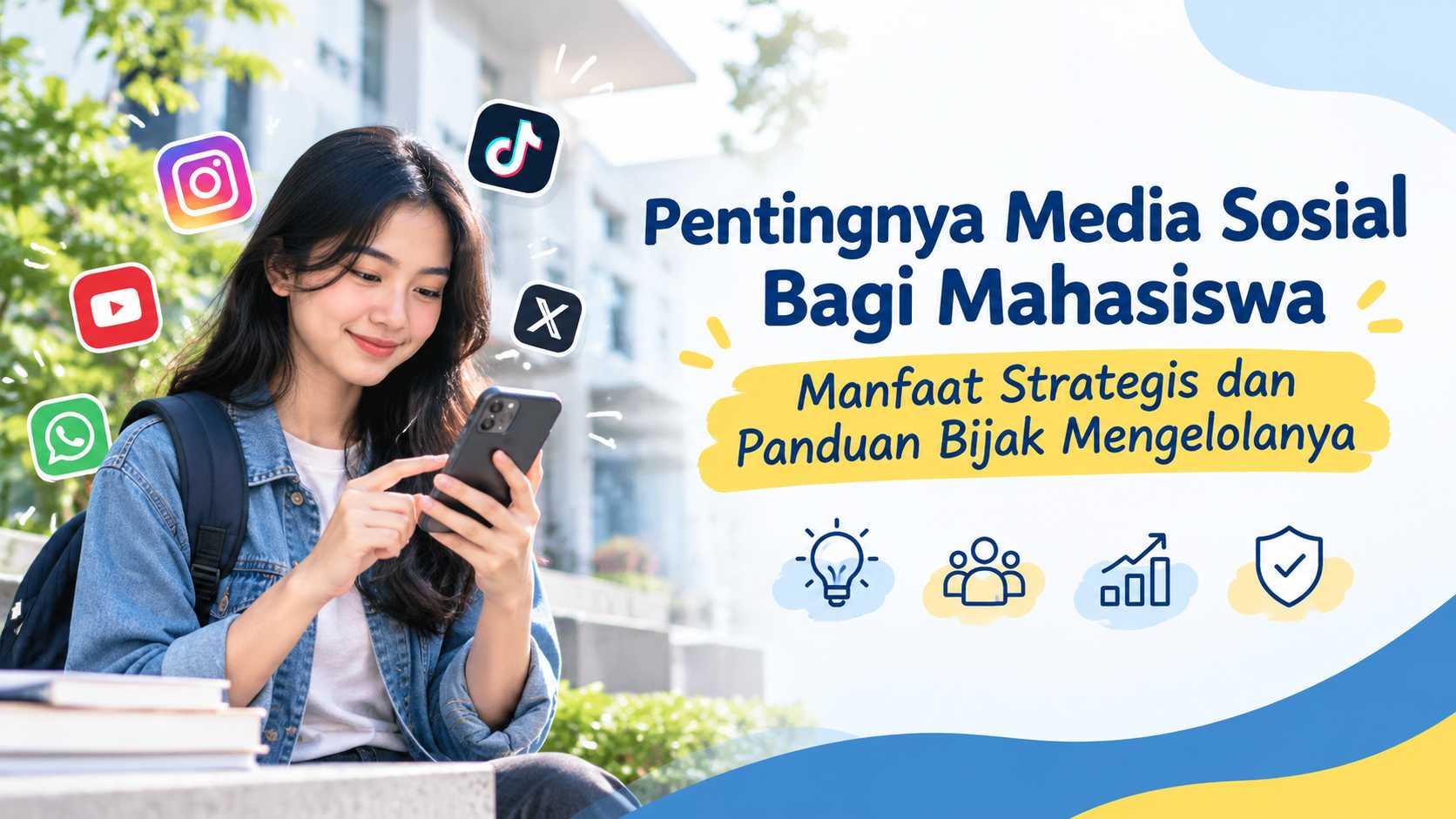 Pentingnya Media Sosial Bagi Mahasiswa Manfaat Strategis dan Panduan Bijak Mengelolanya