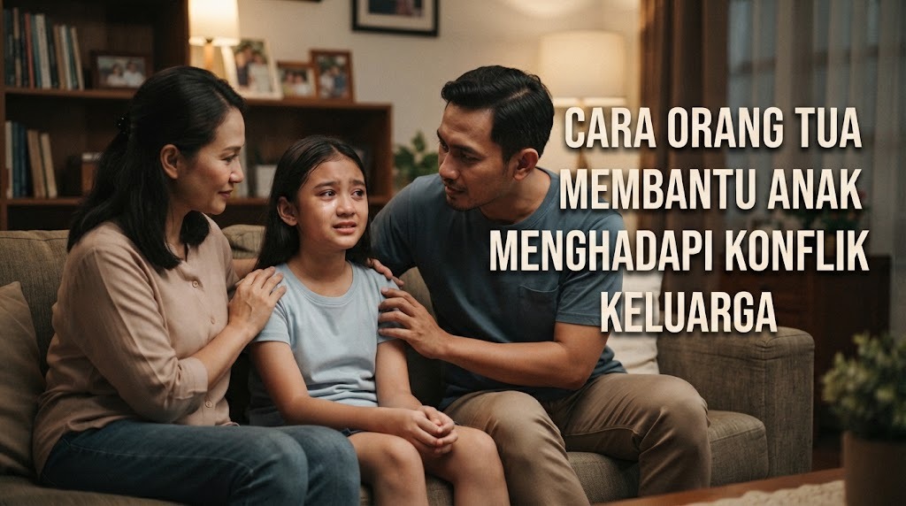 Cara Orang Tua Membantu Anak Menghadapi Konflik Keluarga