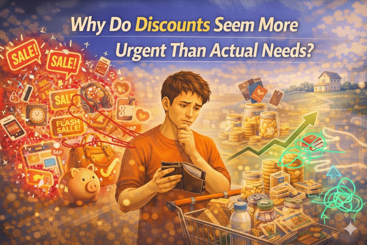Why Do Discounts Seem More Urgent Than Actual Needs?