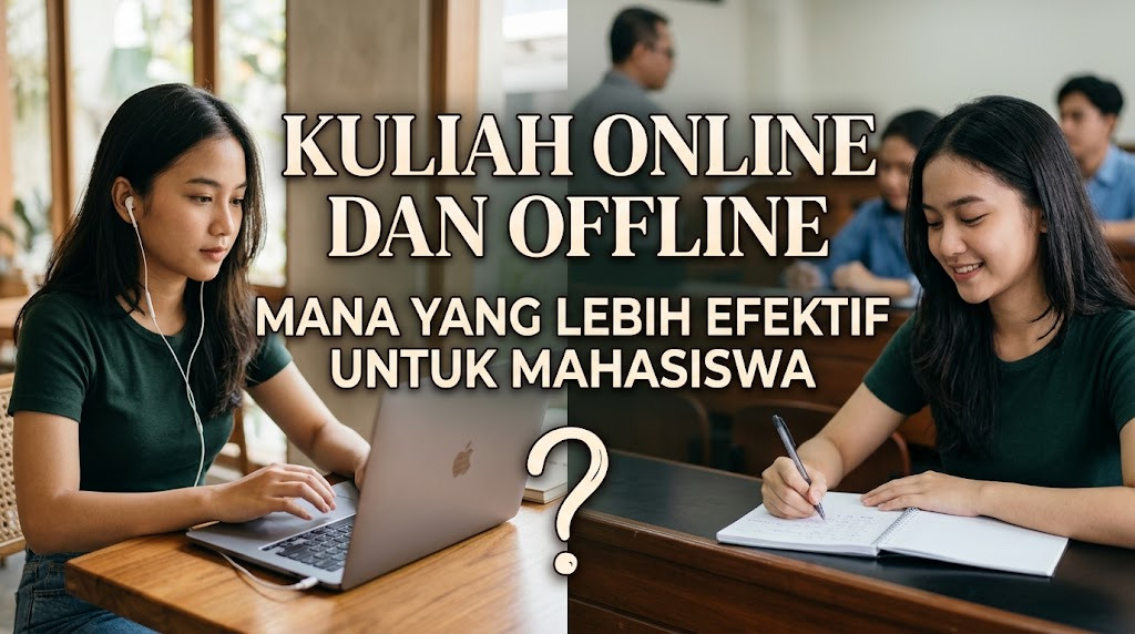 Kuliah Online dan Offline Mana yang Lebih Efektif untuk Mahasiswa