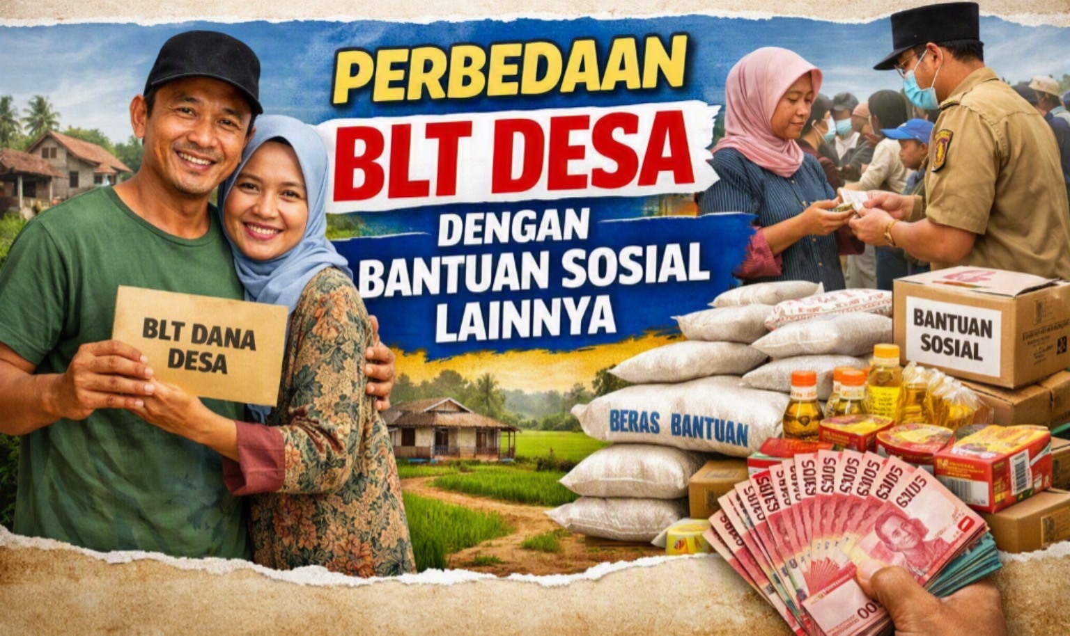 Perbedaan BLT Desa dengan Bantuan Sosial Lainnya