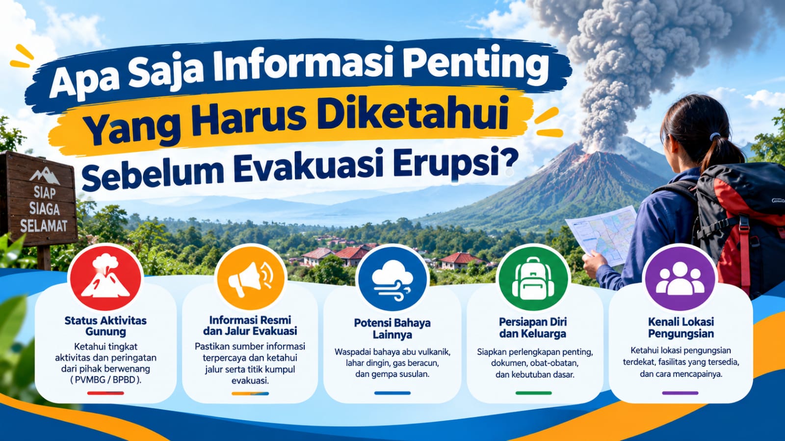 Apa Saja Informasi Penting Yang Harus Diketahui Sebelum Evakuasi Erupsi?