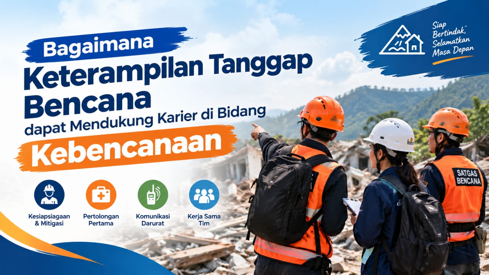 Bagaimana Keterampilan Tanggap Bencana Dapat Mendukung Karier Di Bidang Kebencanaan?