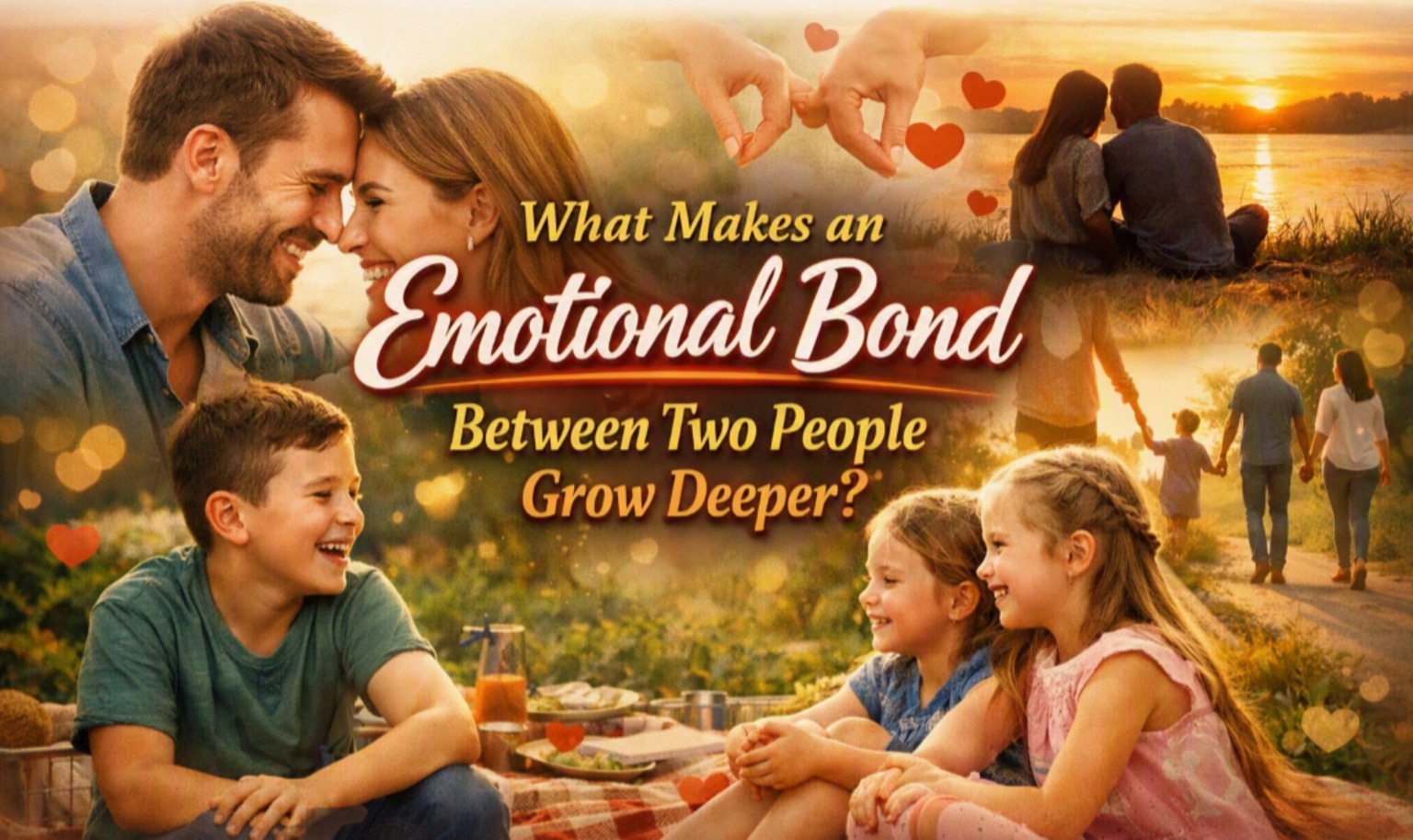 What Makes an Emotional Bond Between Two People Grow Deeper?