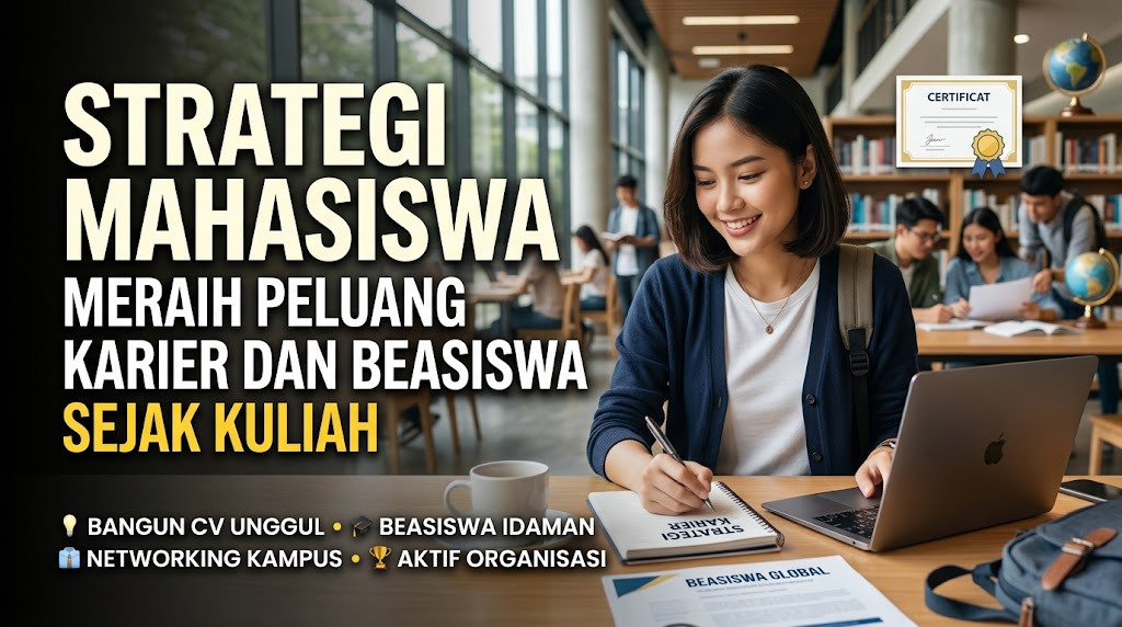 Strategi Mahasiswa Meraih Peluang Karier dan Beasiswa Sejak Kuliah