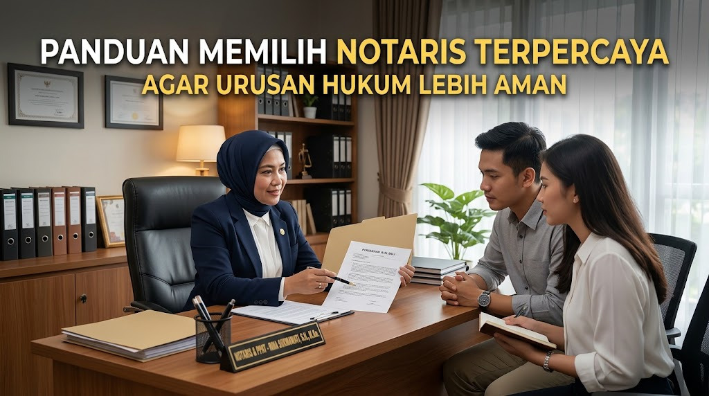 Panduan Memilih Notaris Terpercaya agar Urusan Hukum Lebih Aman