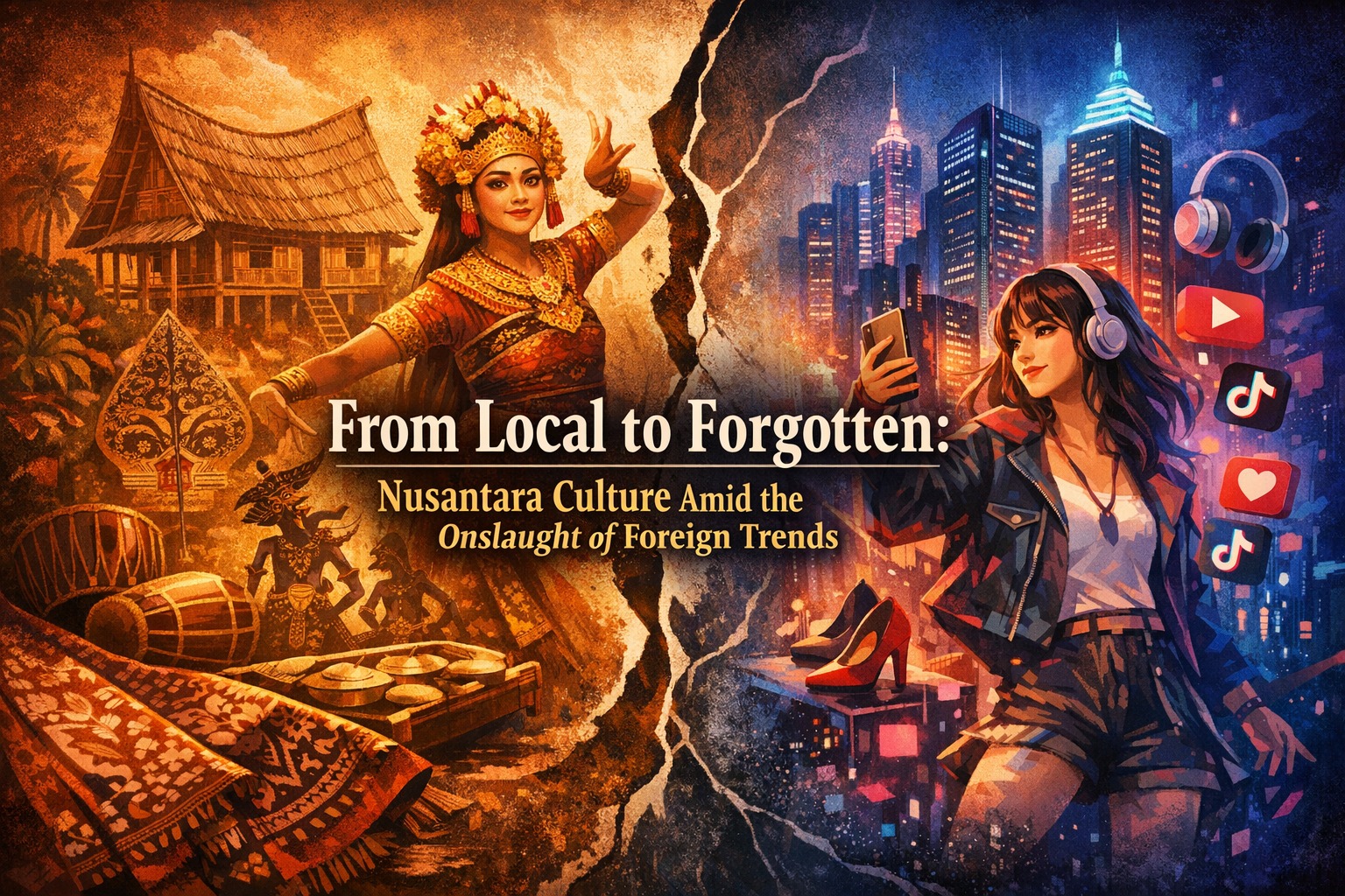 From Local to Forgotten: Nusantara Culture Amid the Onslaught of Foreign Trends