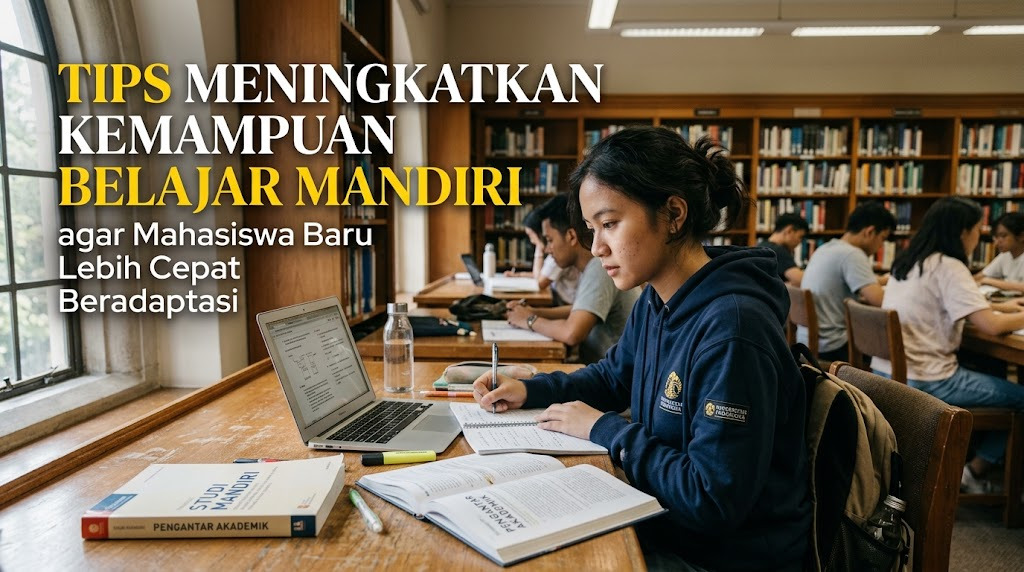 Tips Meningkatkan Kemampuan Belajar Mandiri agar Mahasiswa Baru Lebih Cepat Beradaptasi