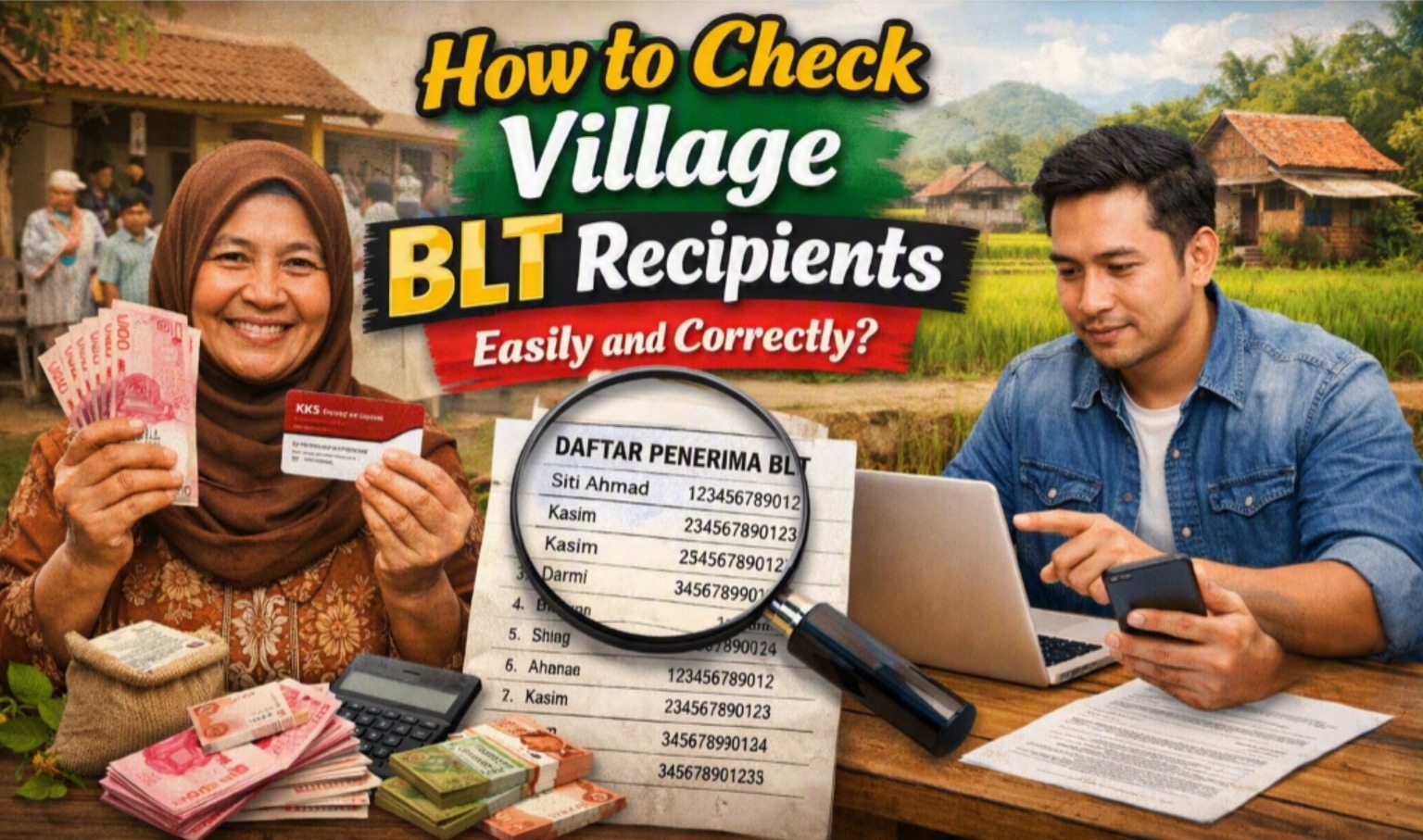 How to Check Village BLT Recipients Easily and Correctly?