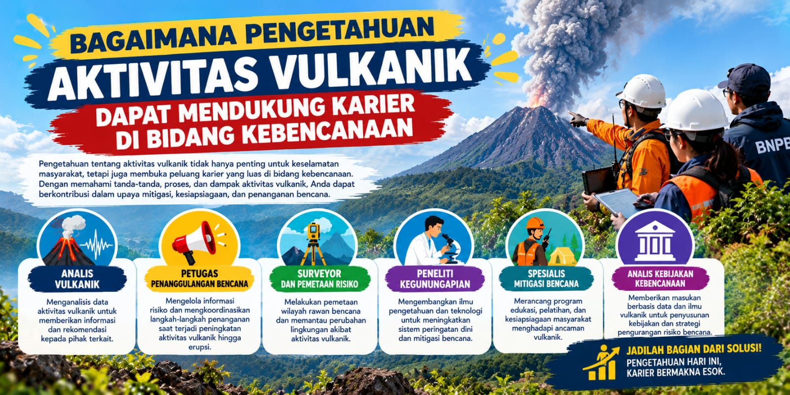 Bagaimana Pengetahuan Aktivitas Vulkanik Dapat Mendukung Karier Di Bidang Kebencanaan?