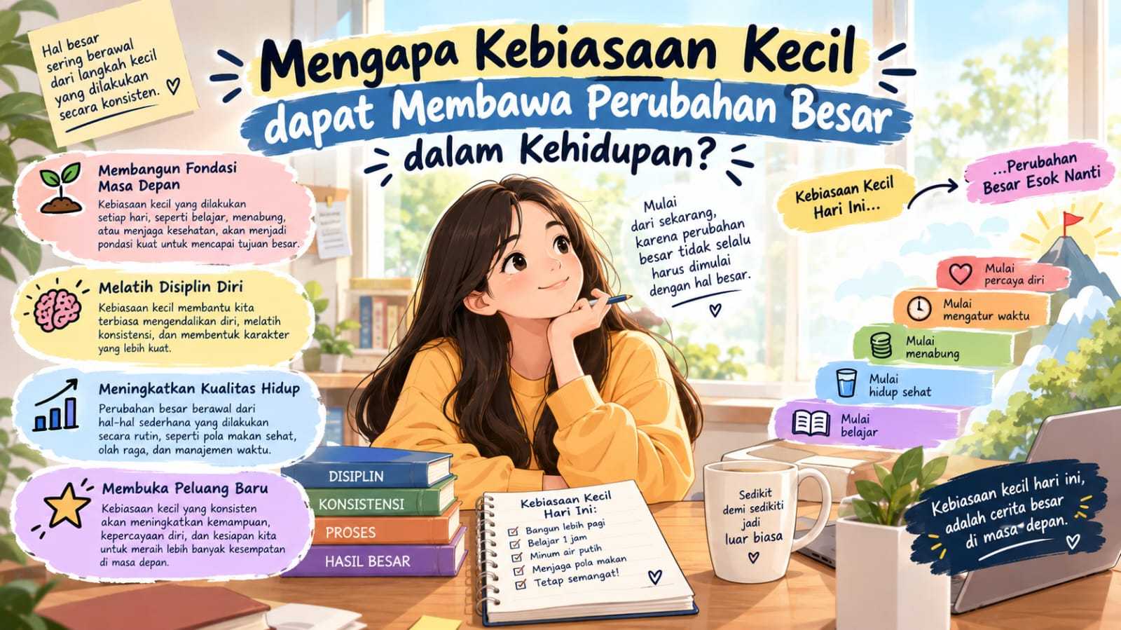 Mengapa Kebiasaan Kecil Dapat Membawa Perubahan Besar Dalam Kehidupan?