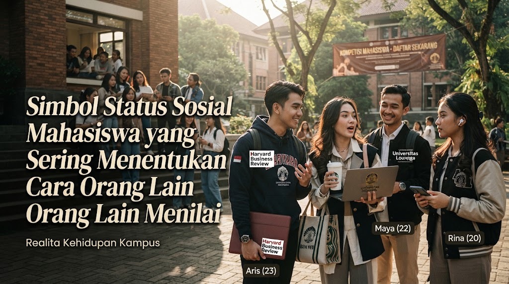 Simbol Status Sosial Mahasiswa yang Sering Menentukan Cara Orang Lain Menilai