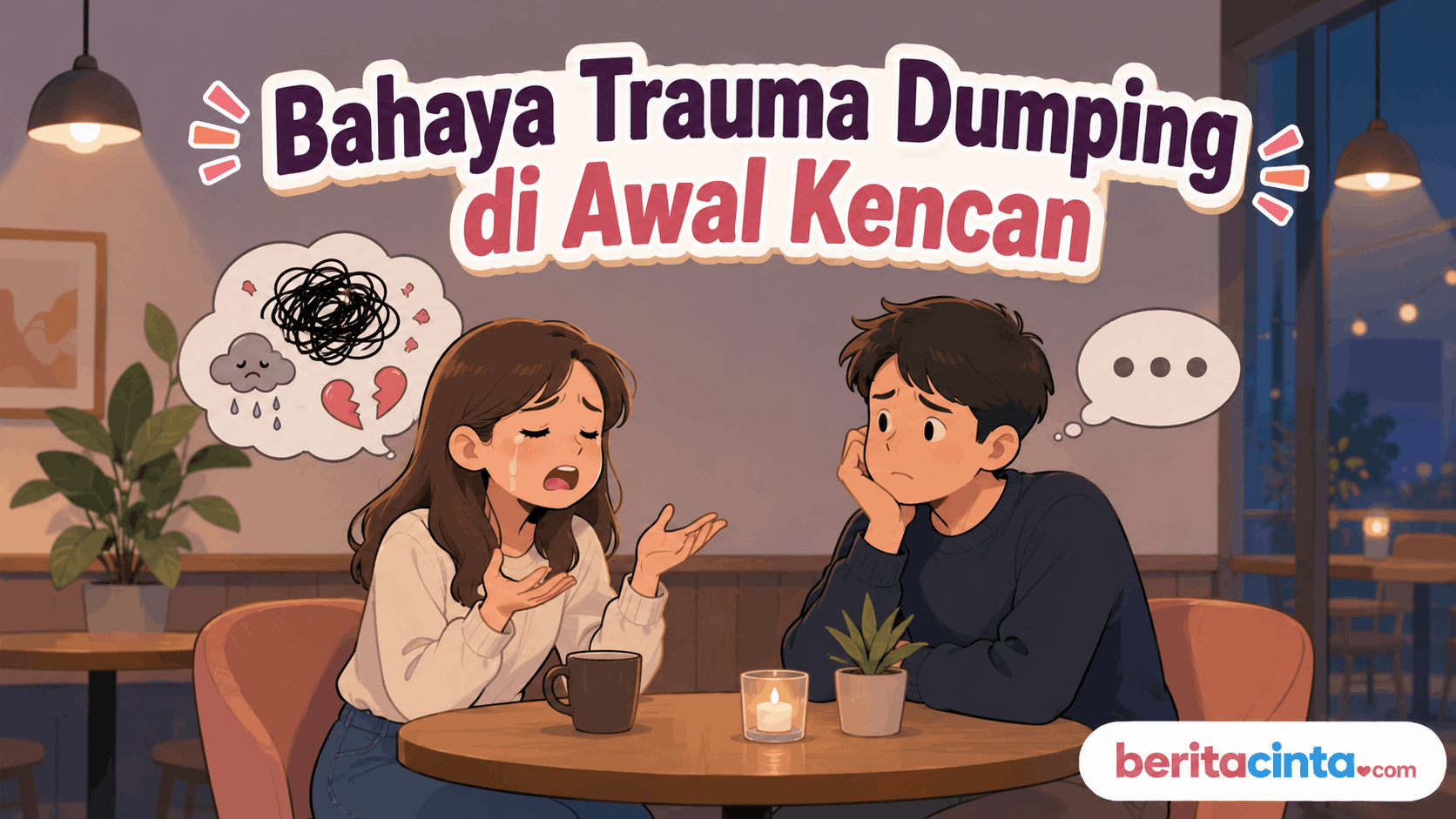 Bahaya Trauma Dumping di Awal Kencan