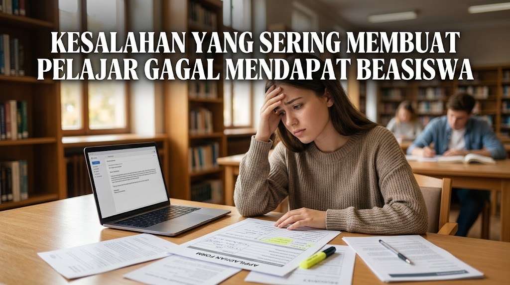 Kesalahan yang Sering Membuat Pelajar Gagal Mendapat Beasiswa