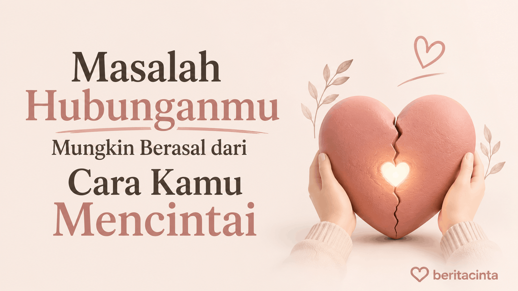 Masalah Hubunganmu Mungkin Berasal dari Cara Kamu Mencintai
