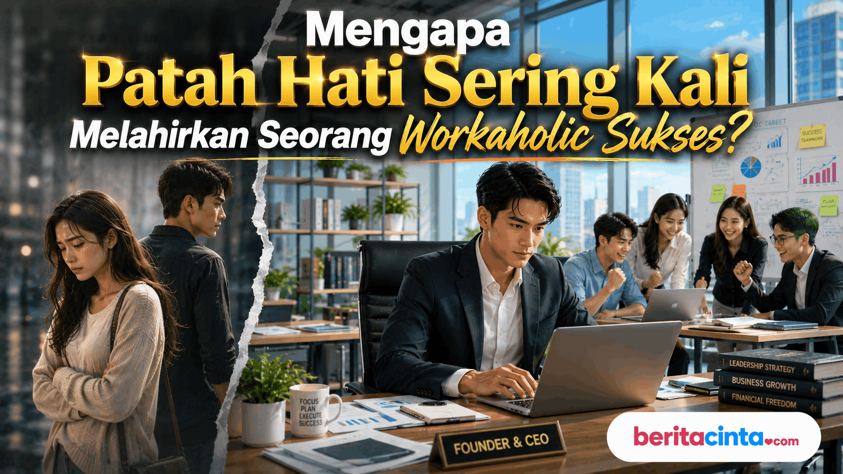 Mengapa Patah Hati Sering Kali Melahirkan Seorang Workaholic Sukses?