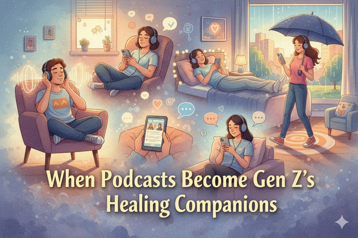 When Podcasts Become Gen Z's Healing Companions