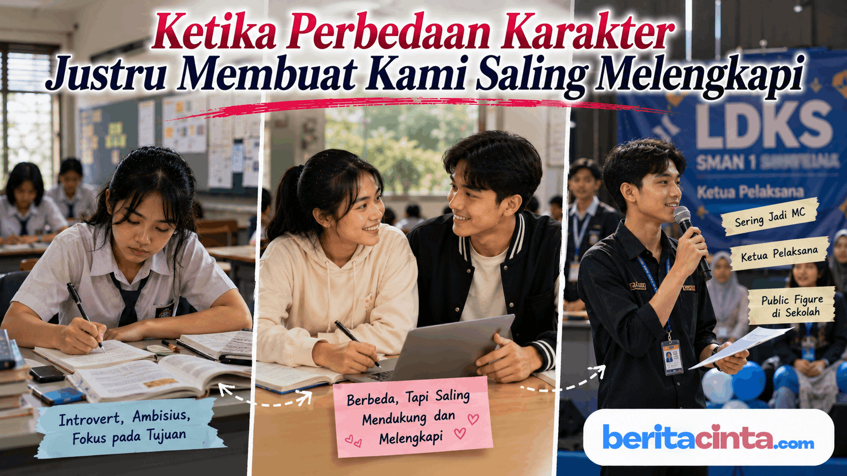 Ketika Perbedaan Karakter Justru Membuat Kami Saling Melengkapi