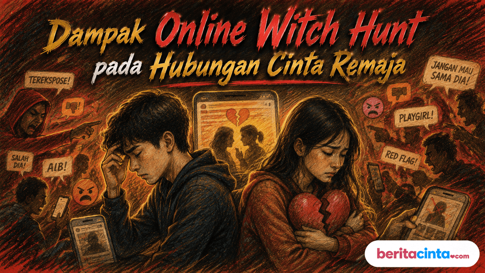 Dampak Online Witch Hunt pada Hubungan Cinta Remaja