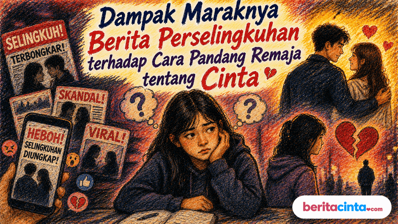 Dampak Maraknya Berita Perselingkuhan terhadap Cara Pandang Remaja tentang Cinta