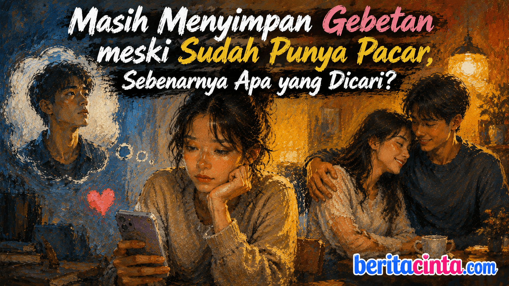 Masih Menyimpan Gebetan meski Sudah Punya Pacar, Sebenarnya Apa yang Dicari?