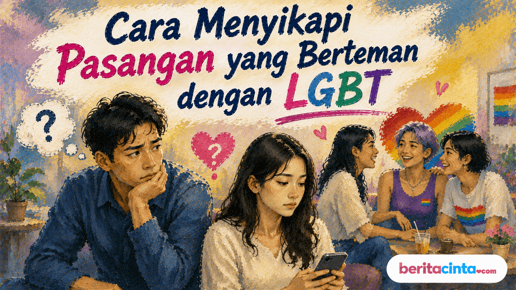 Cara Menyikapi Pasangan yang Berteman dengan LGBT
