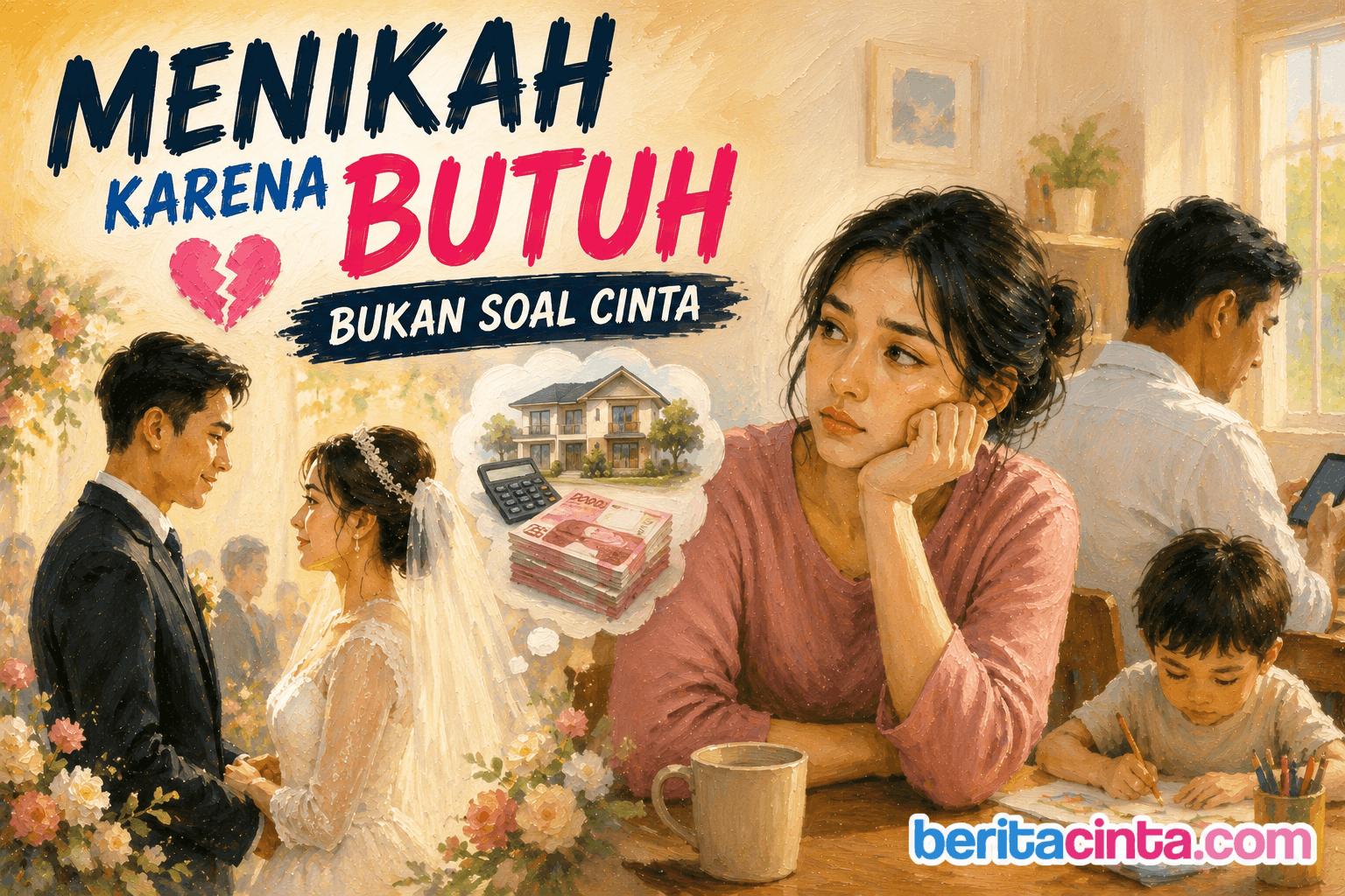 Menikah Karena Butuh, Bukan Soal Cinta