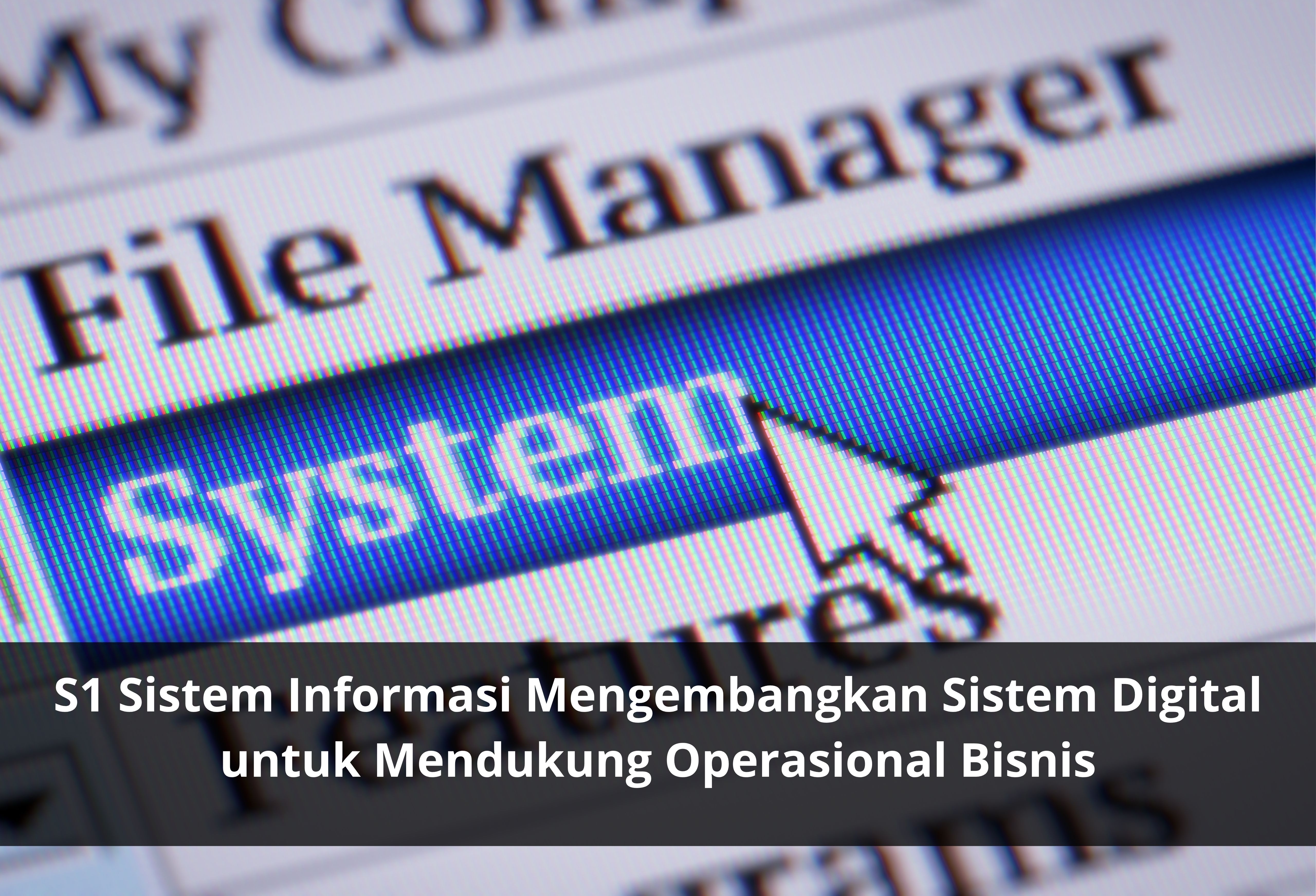S1 Sistem Informasi Mengembangkan Sistem Digital untuk Mendukung Operasional Bisnis