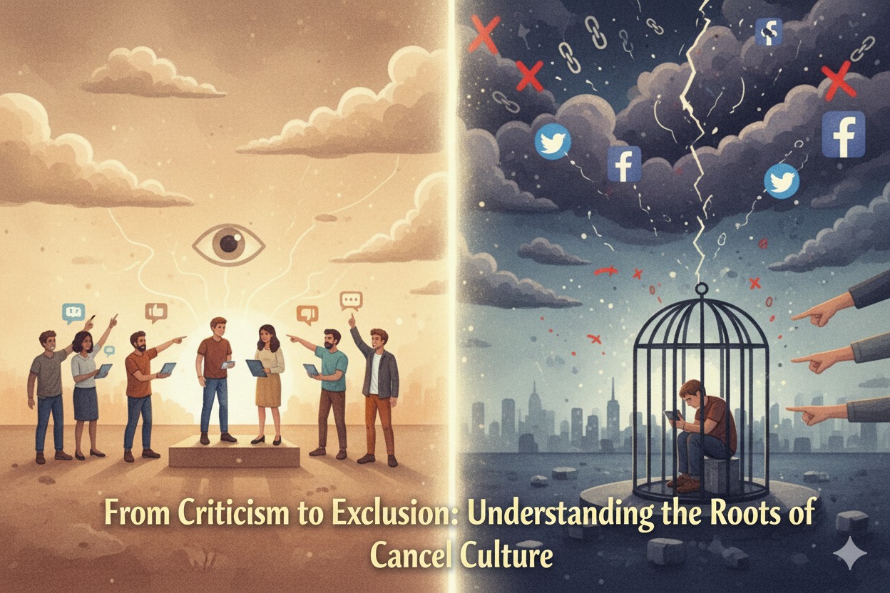 From Criticism to Exclusion: Understanding the Roots of Cancel Culture