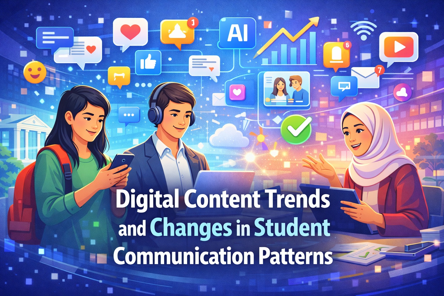 Digital Content Trends and Changes in Student Communication Patterns