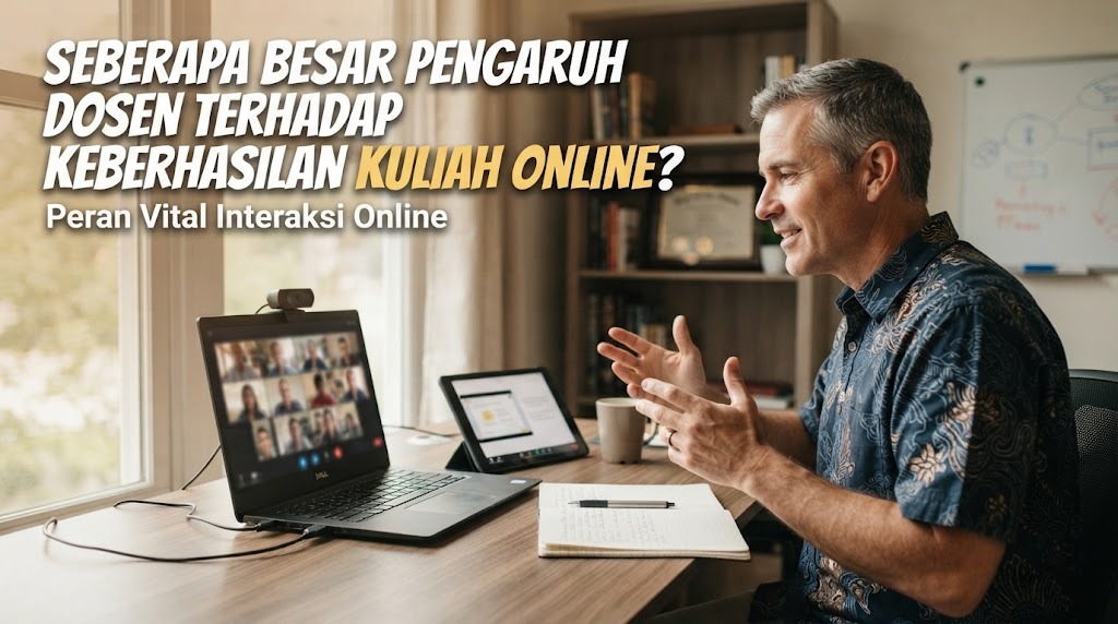 Seberapa Besar Pengaruh Dosen Terhadap Keberhasilan Kuliah Online?