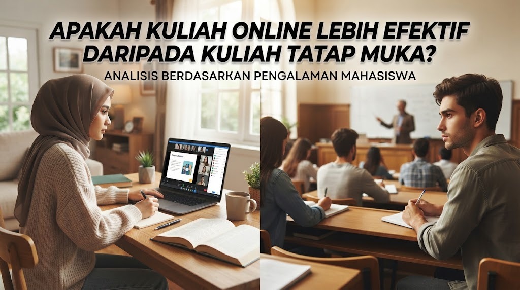 Apakah Kuliah Online Lebih Efektif Daripada Kuliah Tatap Muka?