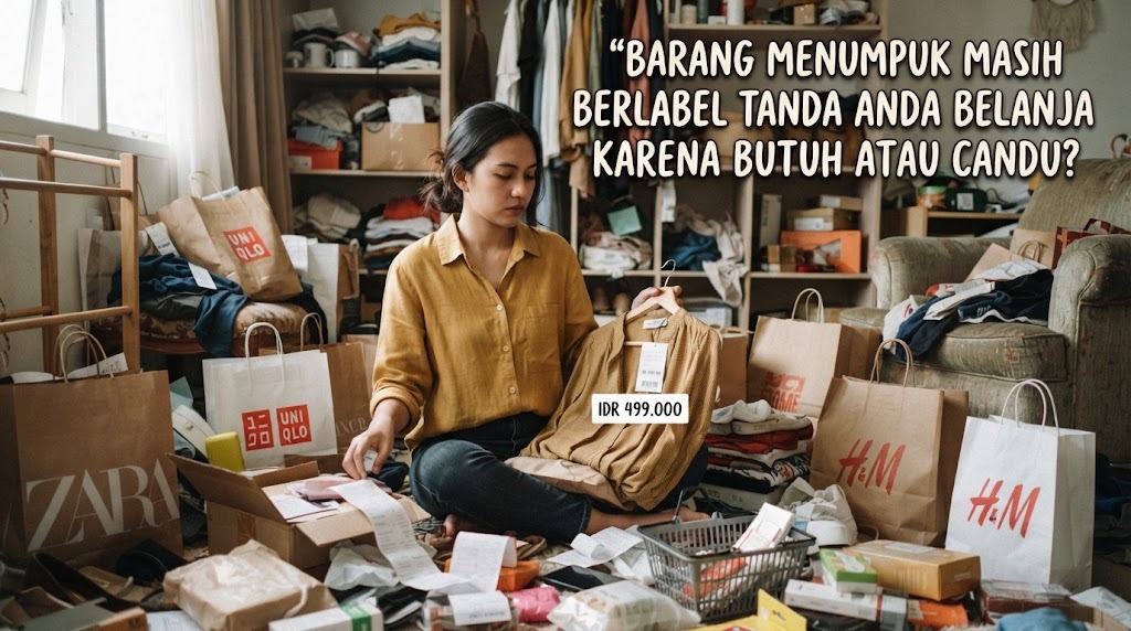 Barang Menumpuk Masih Berlabel Tanda Anda Belanja Karena Butuh atau Candu?